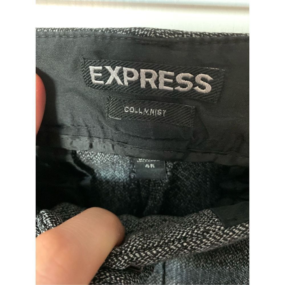 Express columnist gray pants size 4R - Picture 2 of 4
